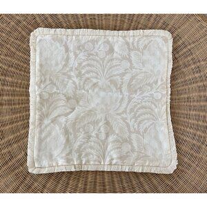 NEW Serena & Lily Artichoke Pillow Cover (20” SQ)-Sand Beige